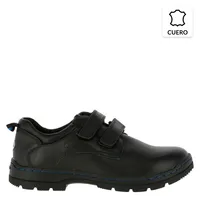Calzado Escolar Niño Cuero Negro (35 a 40)