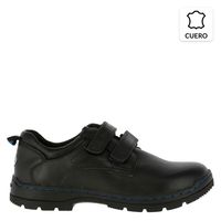Calzado Escolar Niño Cuero Negro (35 a 40)