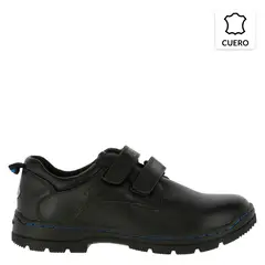 HUSH PUPPIES - Calzado Escolar Niño Cuero Negro (35 a 40)