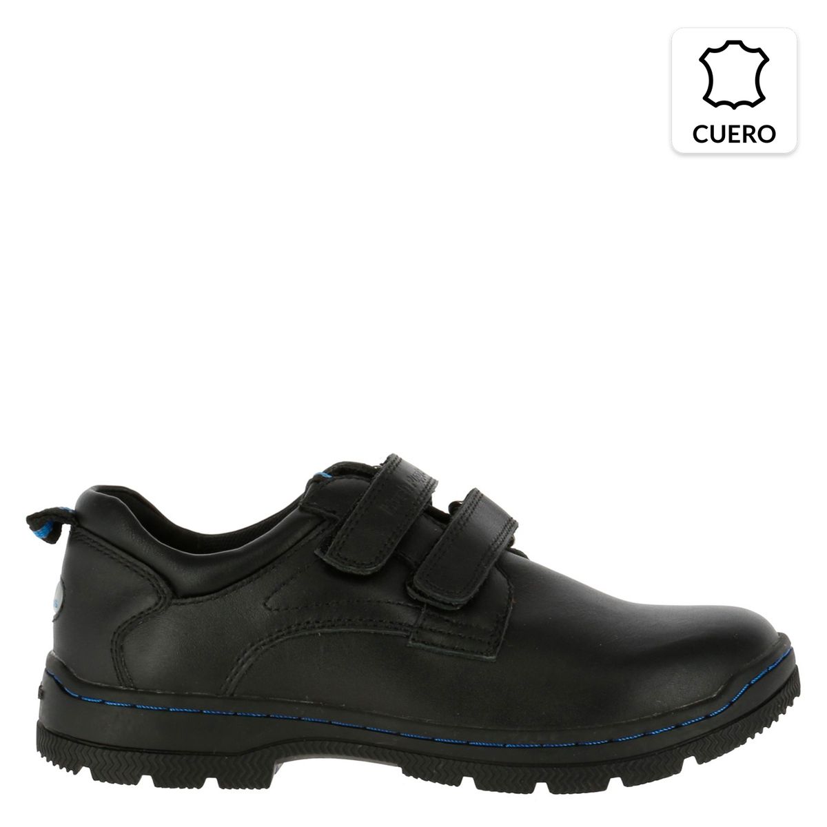 HUSH PUPPIES - Calzado Escolar Niño Cuero Negro Hush Puppies (35 a 40)