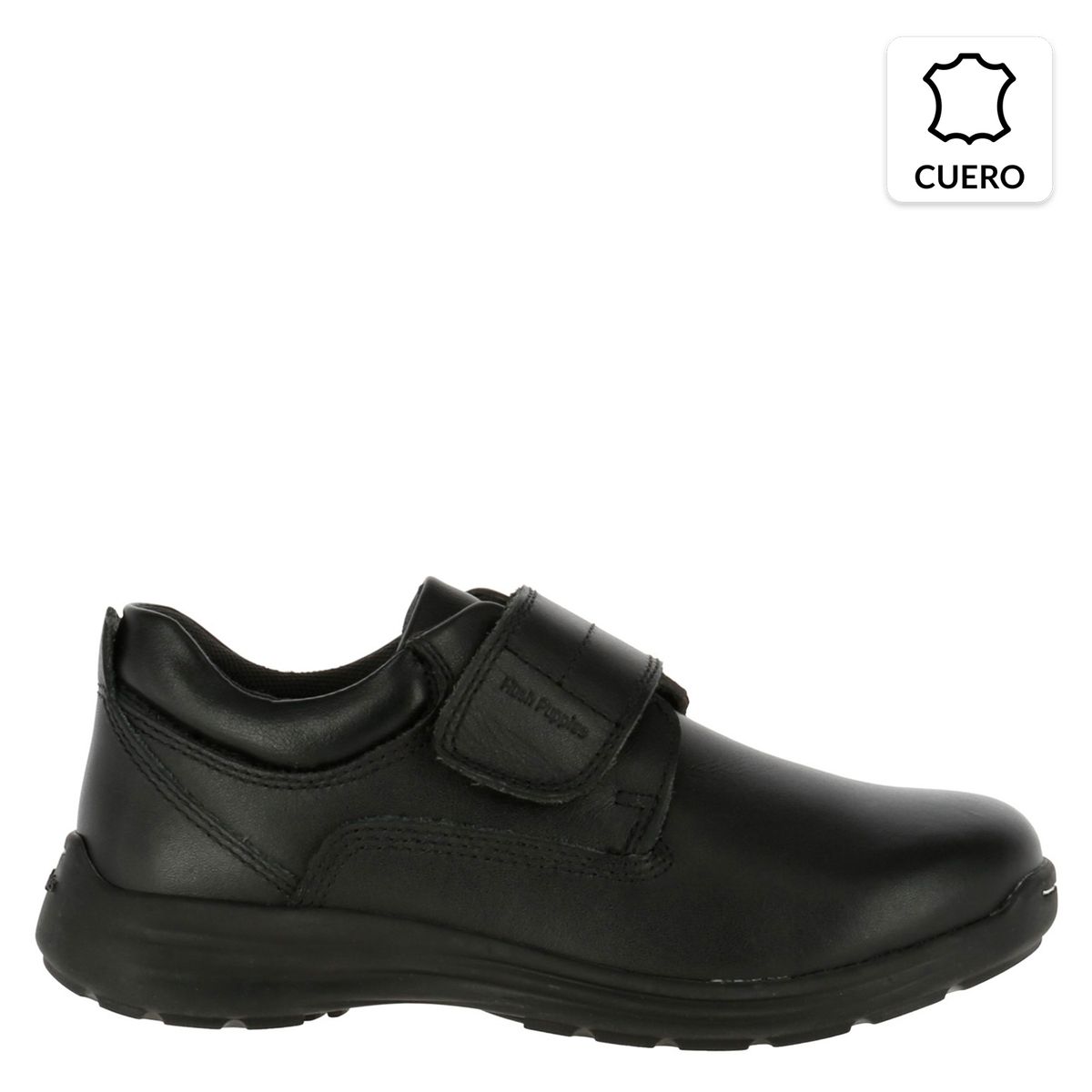 HUSH PUPPIES - Calzado Escolar Unisex Cuero Negro (28 a 34) Hush Puppies