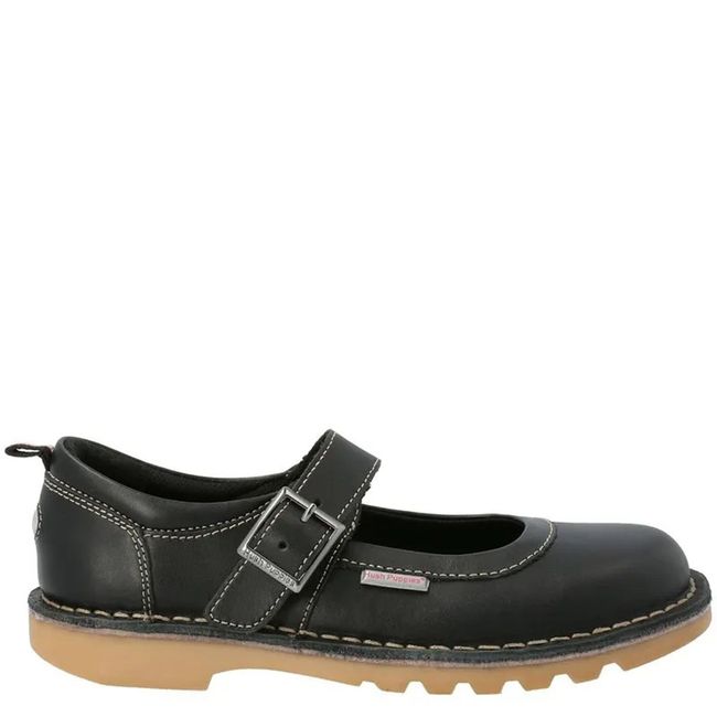 HUSH PUPPIES - Calzado Escolar Niña Cuero Negro (35 a 41) Hush Puppies