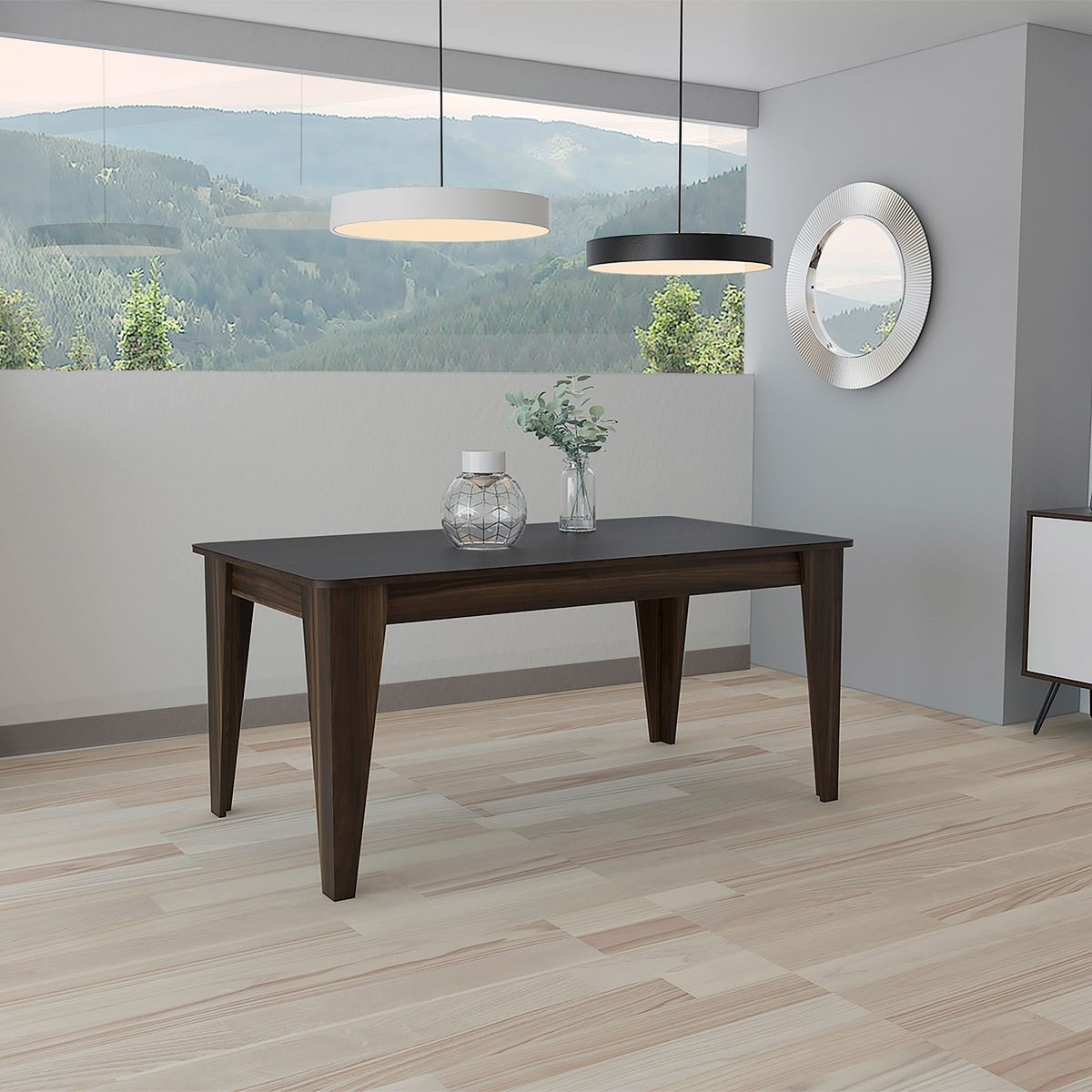 TUHOME - Mesa De Comedor 6 Puestos Torino Tuhome