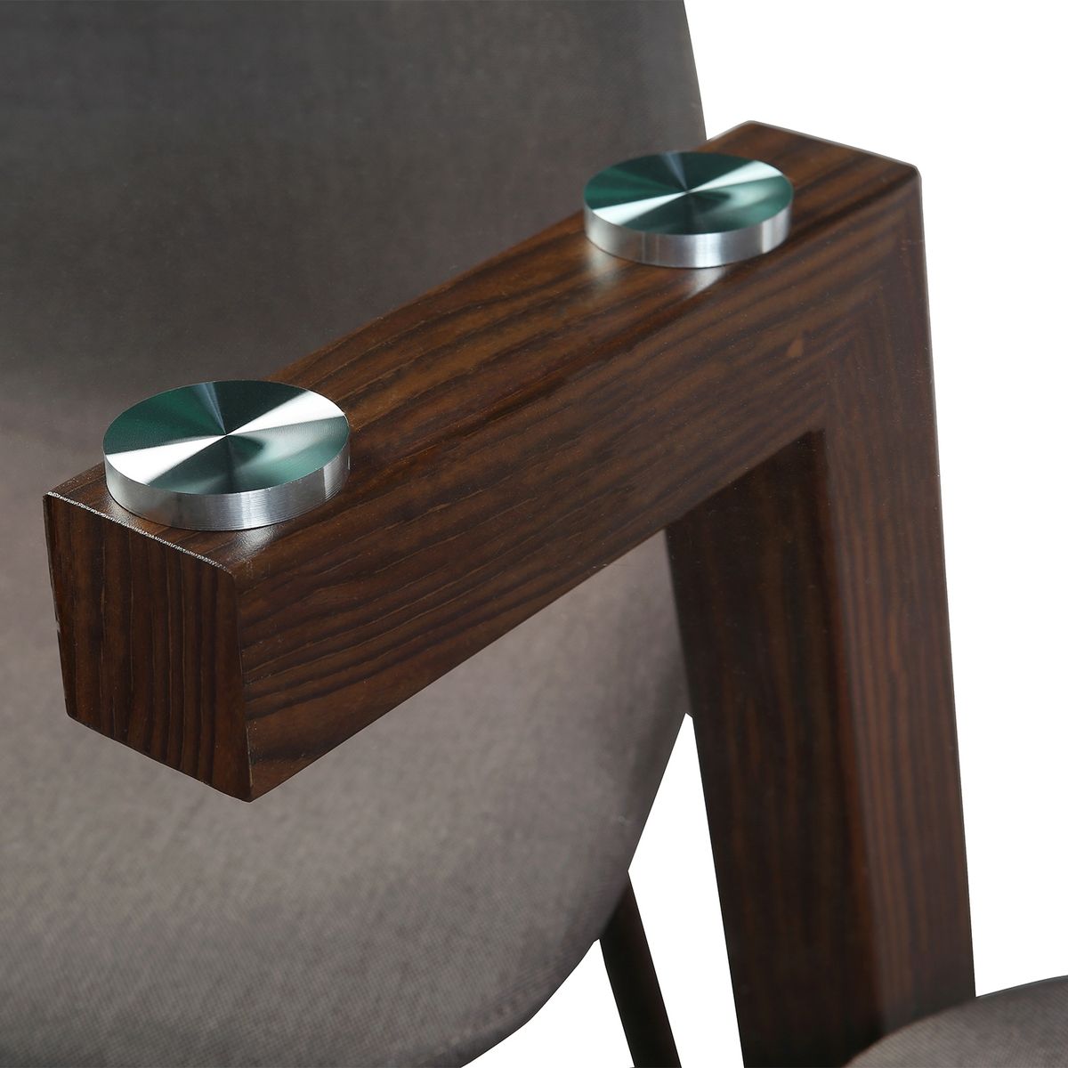 SPAZZIO - Juego De Comedor  Jockey Nogal 6 Sillas Spazzio