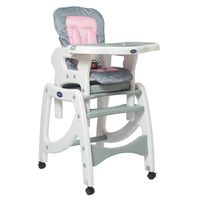 Silla De Comer 3 En 1 Grey/Pink