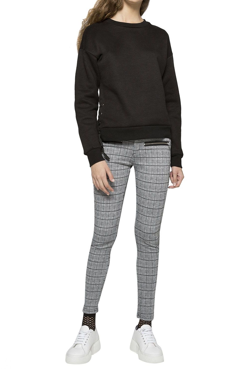 7 5 SETEPONTOCINCO - Pantalon Con Cierres Deco
