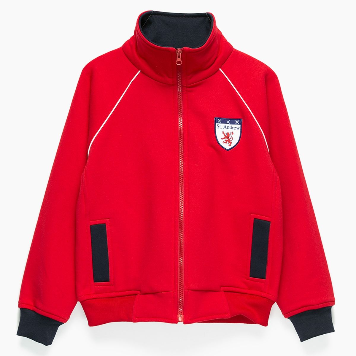 ST ANDREW - Poler�n Buzo Escolar, 65 Algod�n, 35 Poli�ster, Bolsillo A Los Costados, Pretina Y Punos El�sticada Unisex St Andrew