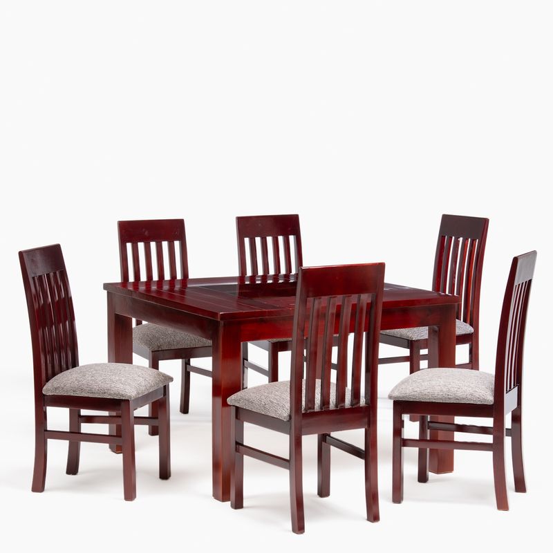 DECOMOBEL - Juego de Comedor Colosal 6 Sillas