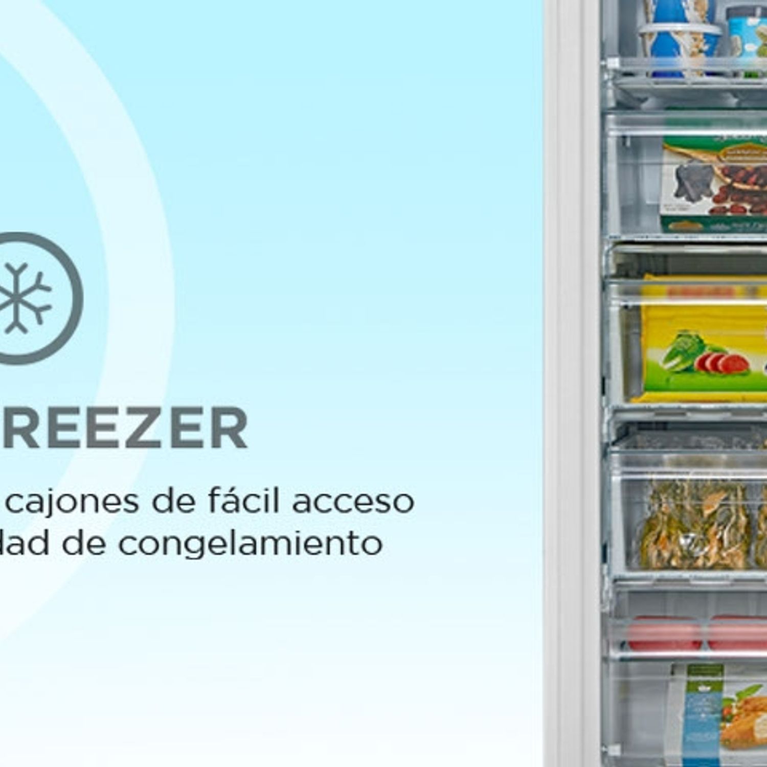 MIDEA Congelador Freezer Vertical 160 Litros MFV-1600B208FN Midea
