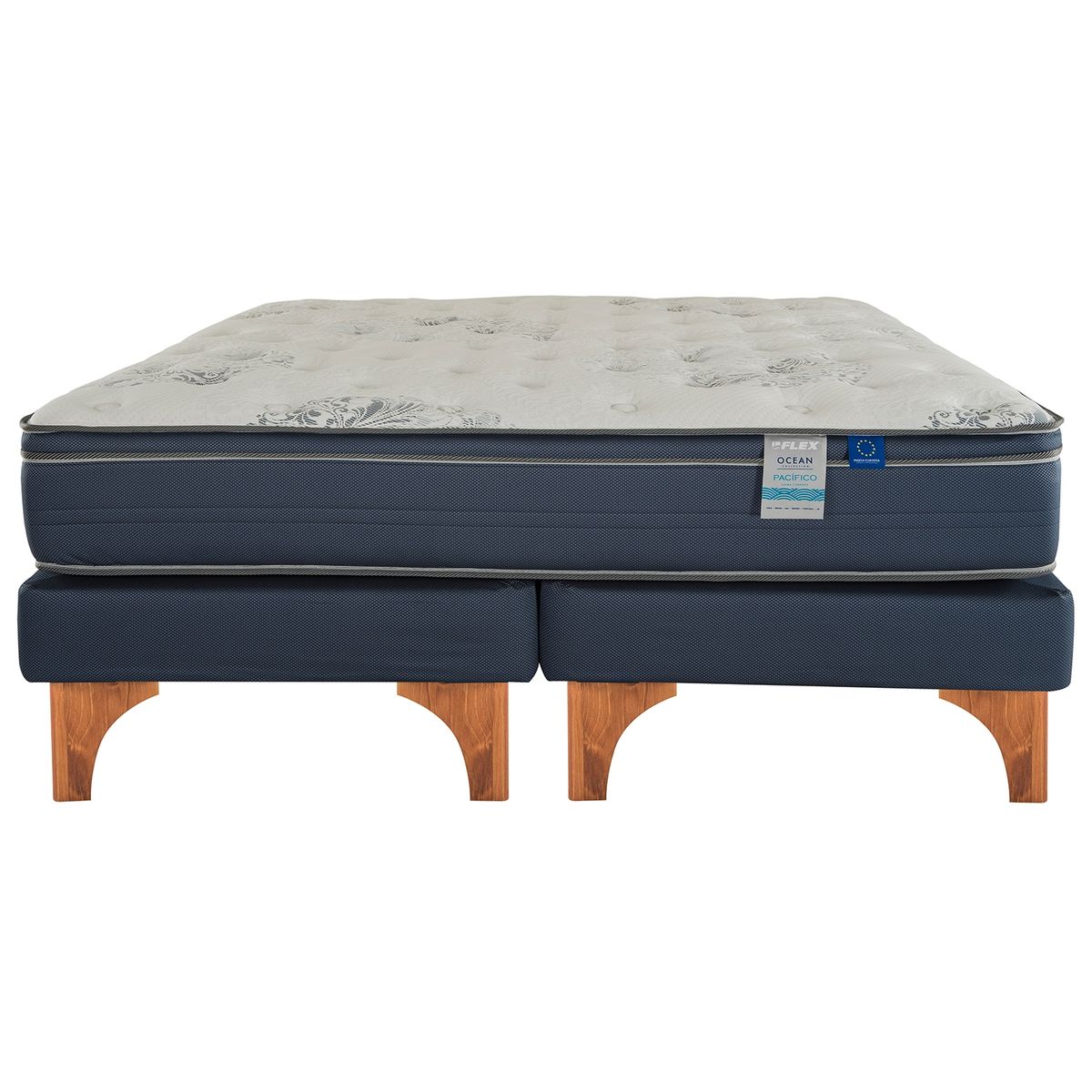FLEX - Cama Europea Pacifico Plus King Base Dividida 180x200 cm