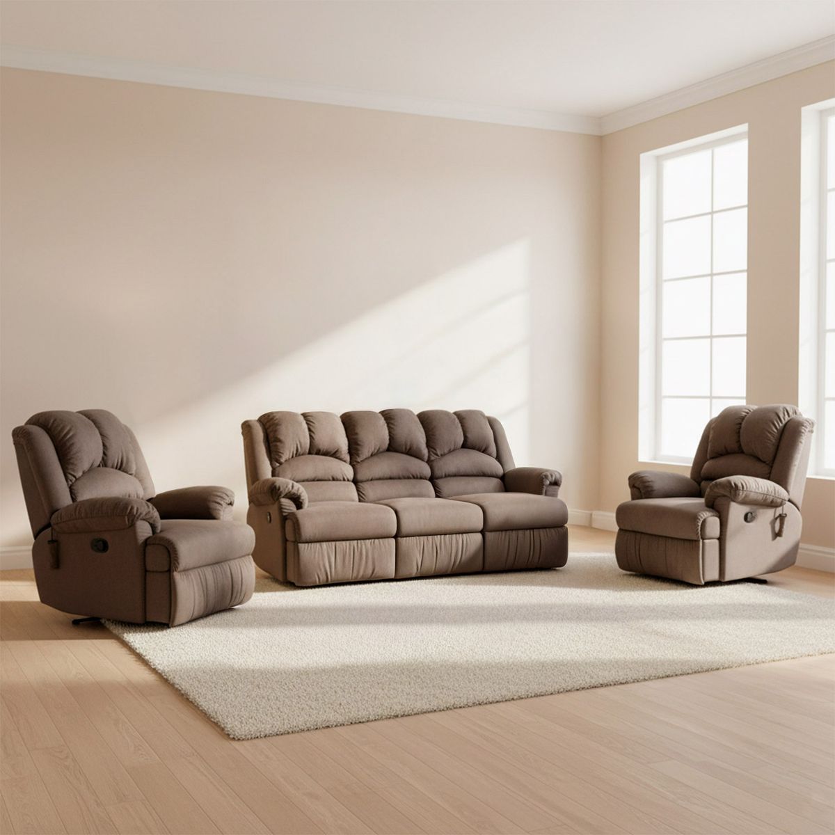 ROSEN - Juego De Living 3-2-1 Cuerpos Jarrie Rosen