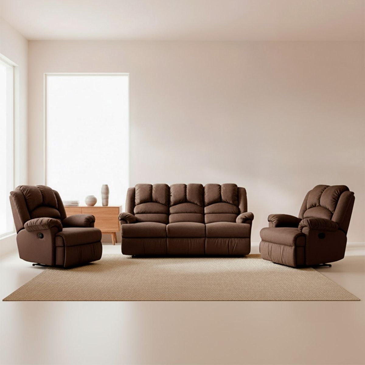 ROSEN - Juego De Living 3-2-1 Cuerpos Jarrie Rosen