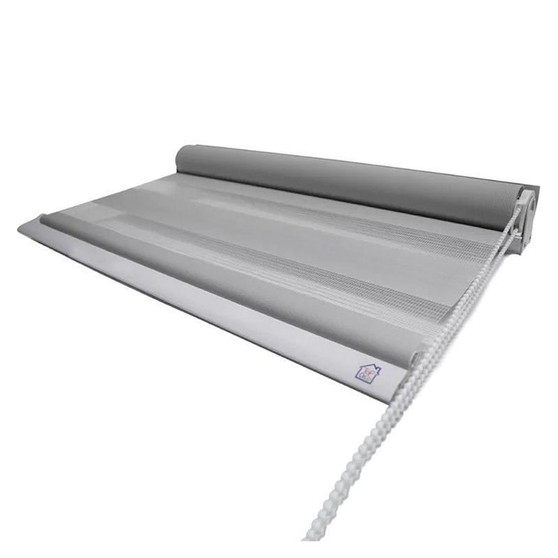TOPDECO - Cortina Roller Zebra 90X240Cm Color Gris