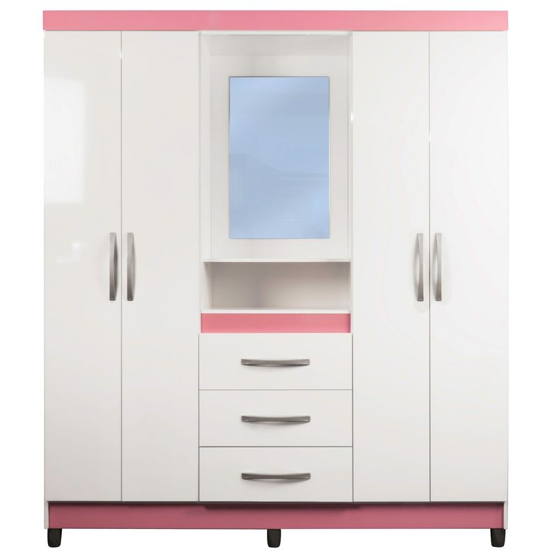HOME MOBILI - Clóset 4 Puertas 3 Cajones Calvi Home Mobili