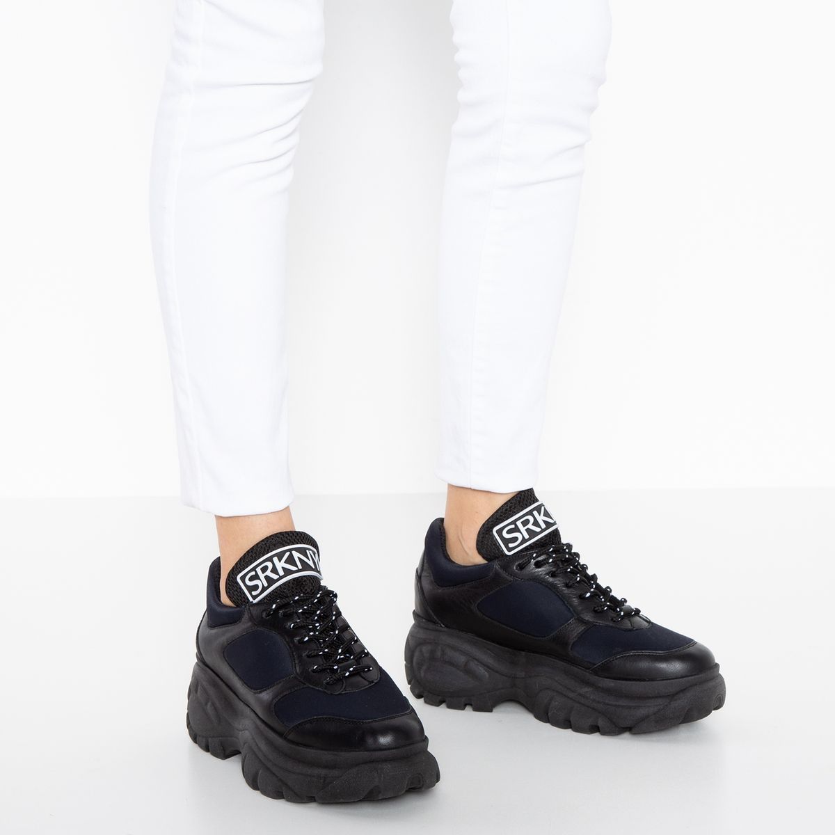 RICKY SARKANY - Future Negro Zapatilla Urbana Mujer