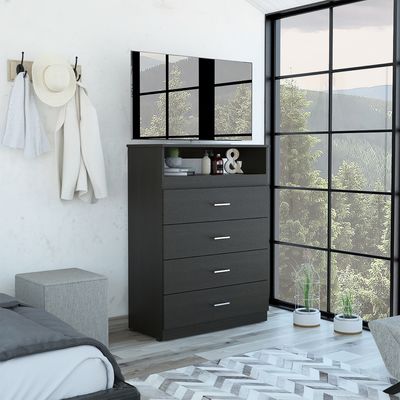 Imagen 2 del producto Cómoda 4 Cajones Wengue