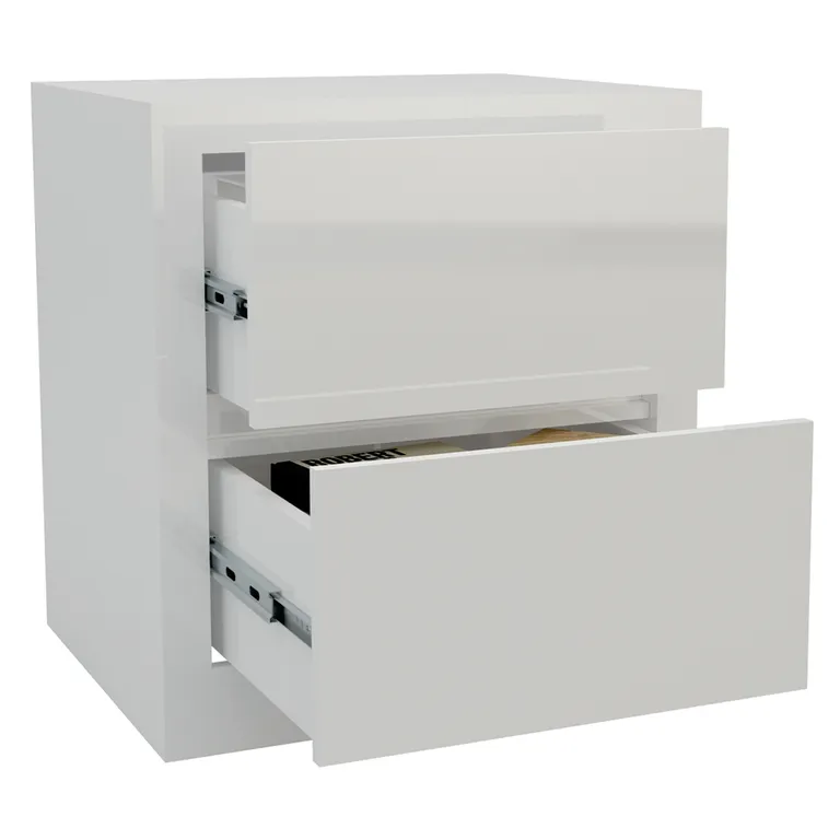 DECOCASA Velador Tw41 2 Cajones