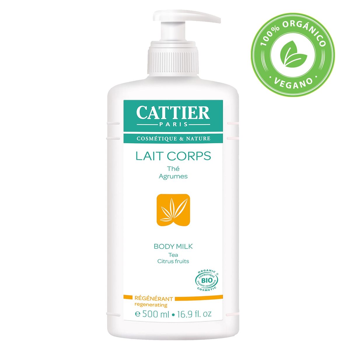 CATTIER - Leche Corpotal Reg Te blanco Cattier