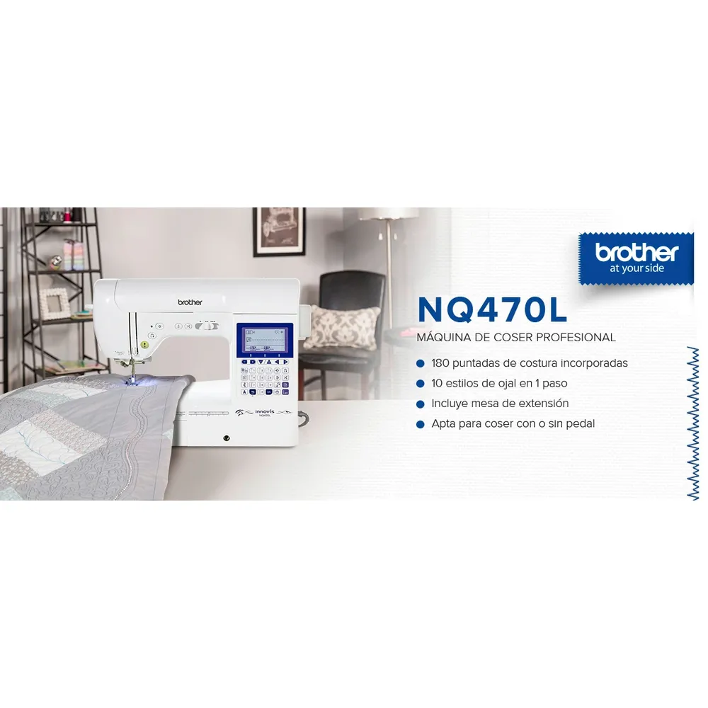 Brother NQ470 Blanco, foto 5