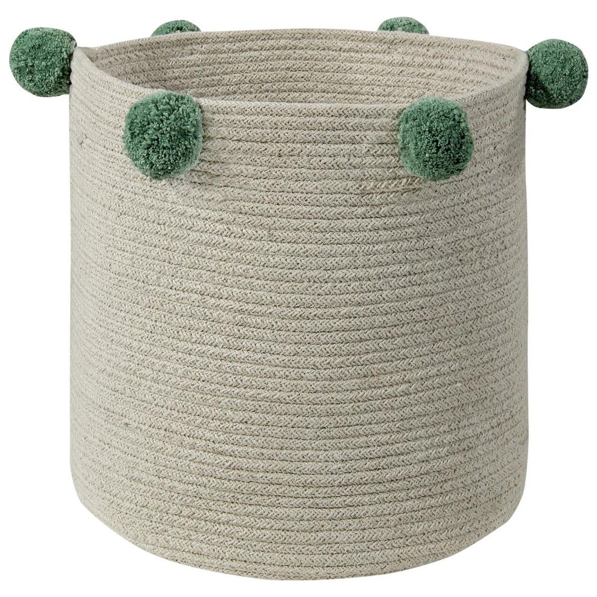 SUR DISEÑO - Cesto Bubbly Crudo-Verde