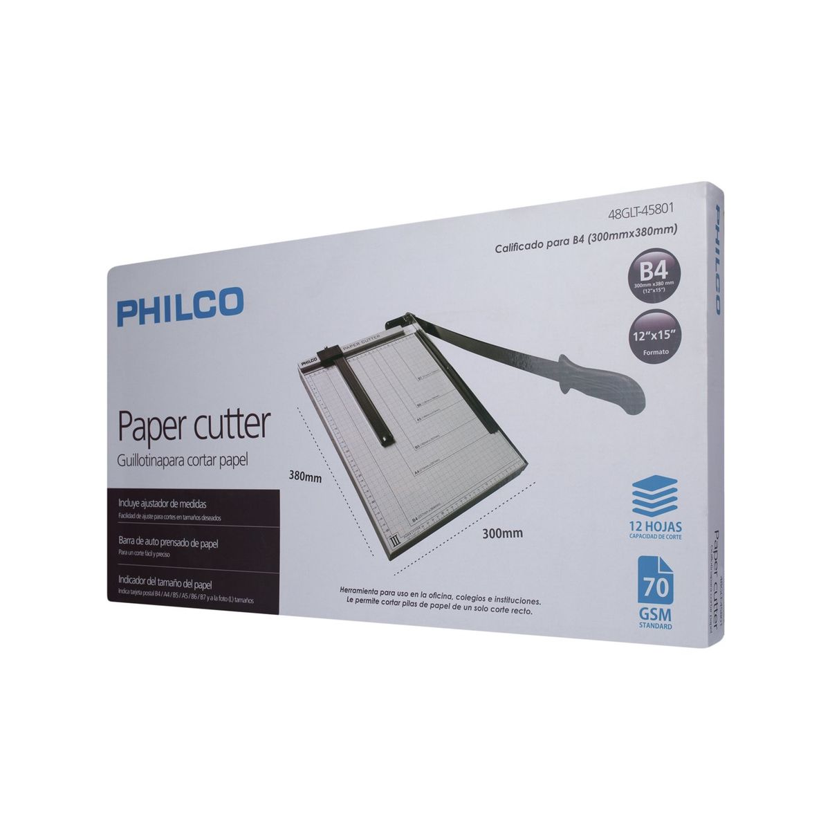 PHILCO - GUILLOTINA PAPEL  30x38 cm B4