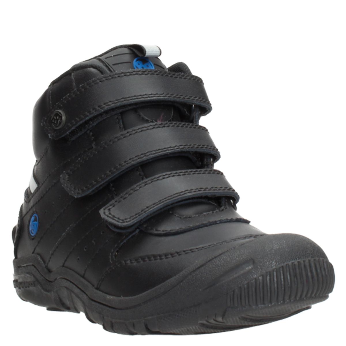 BUBLE GU_MC - Calzado Escolar Niño Cuero Negro