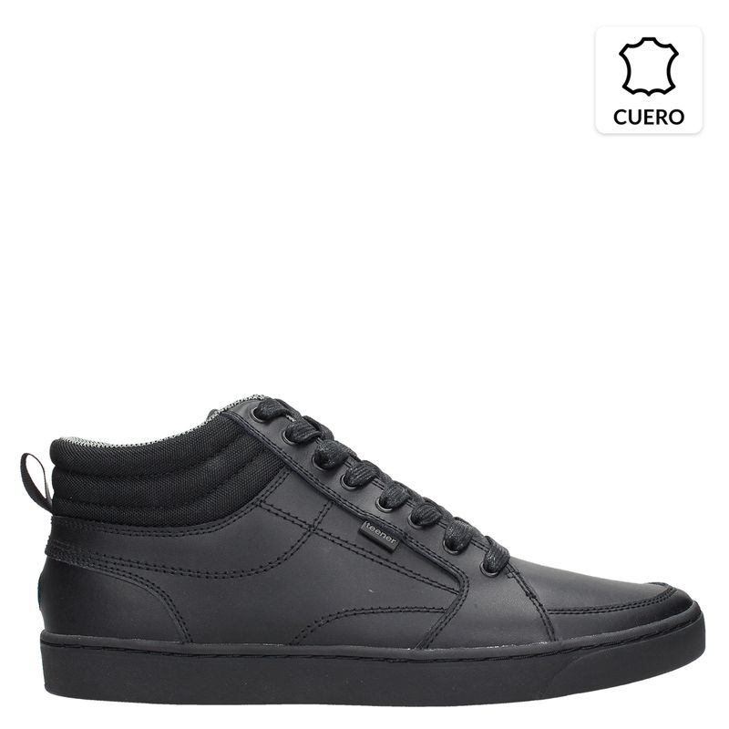 TEENER - Calzado Escolar Niño Cuero Negro (39 a 44) Teener