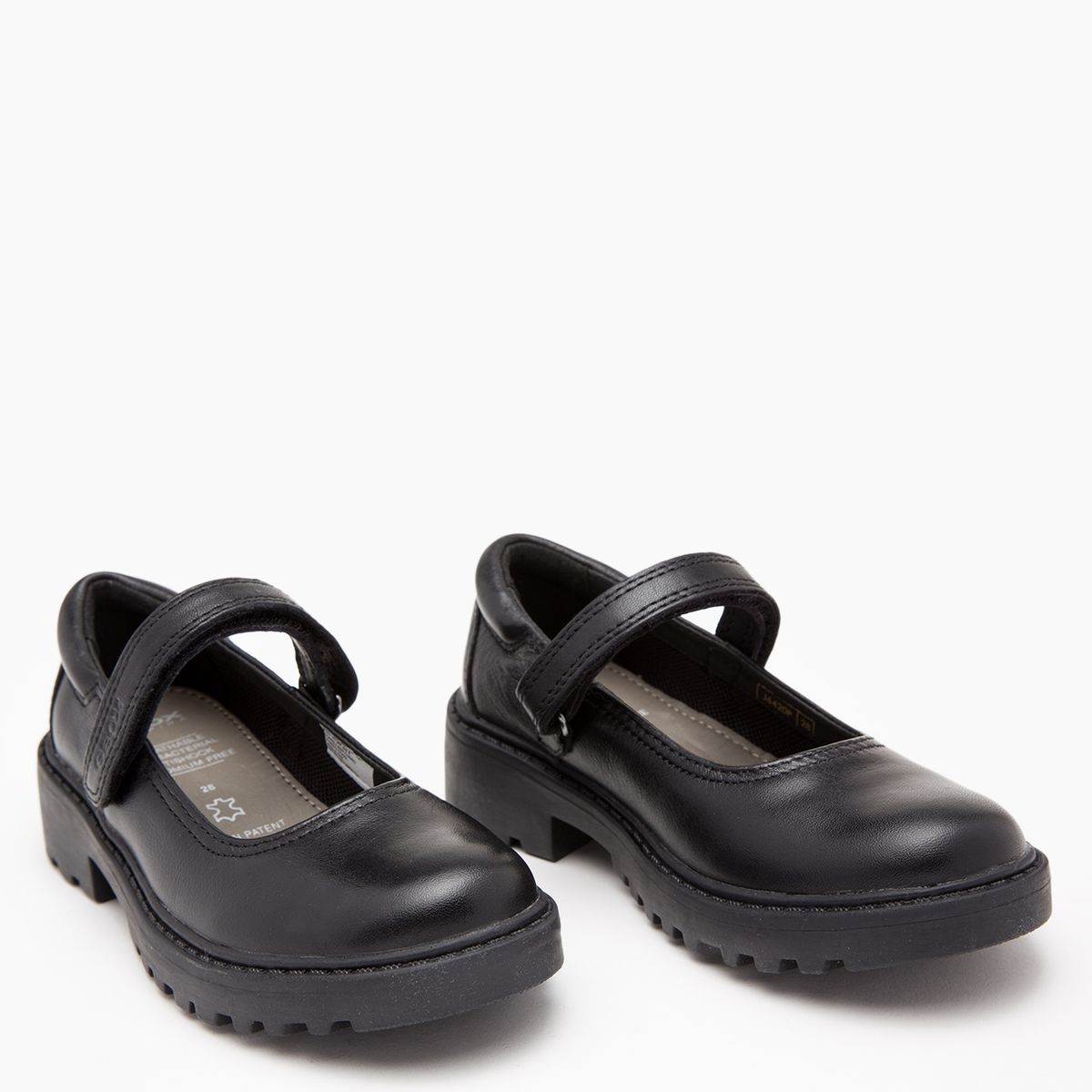 GEOX - Geox Zapato Escolar Niña Cuero Negro