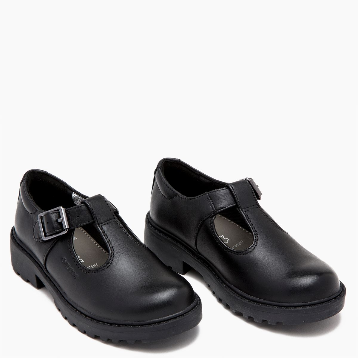 GEOX - Geox Zapato Escolar Niña Cuero Negro
