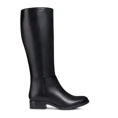 GEOX - Bota Larga Mujer Cuero Negra