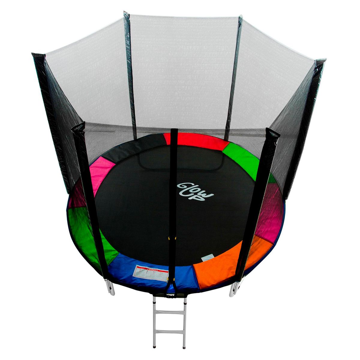GLOWUP - Cama Elástica Glowup 8Ft 2.44Mt Malla + Escalera