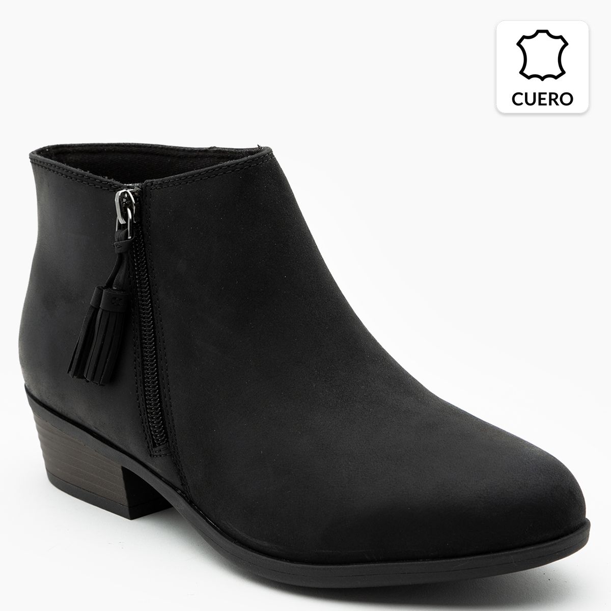 CLARKS - Botín Mujer Negro