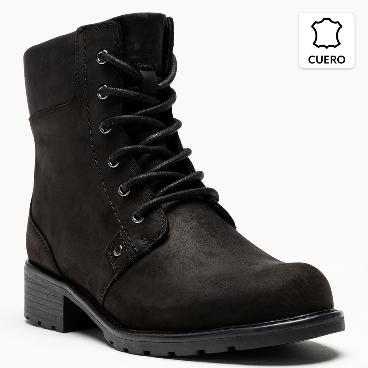 CLARKS - Botín Mujer Negro