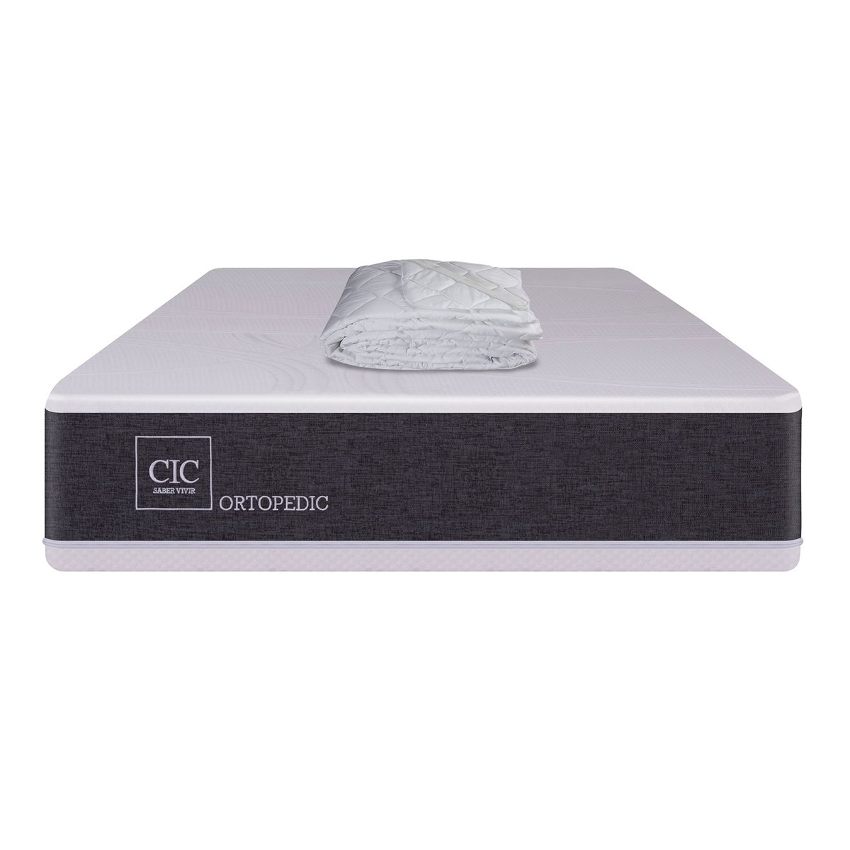 CIC - Colchón Ortopedic 1 Plaza X 2.00Mt + Cubre Colchón Cic