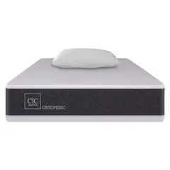 CIC - Colchón Ortopedic 1.5 plazas x 2.00mt + Almohadas