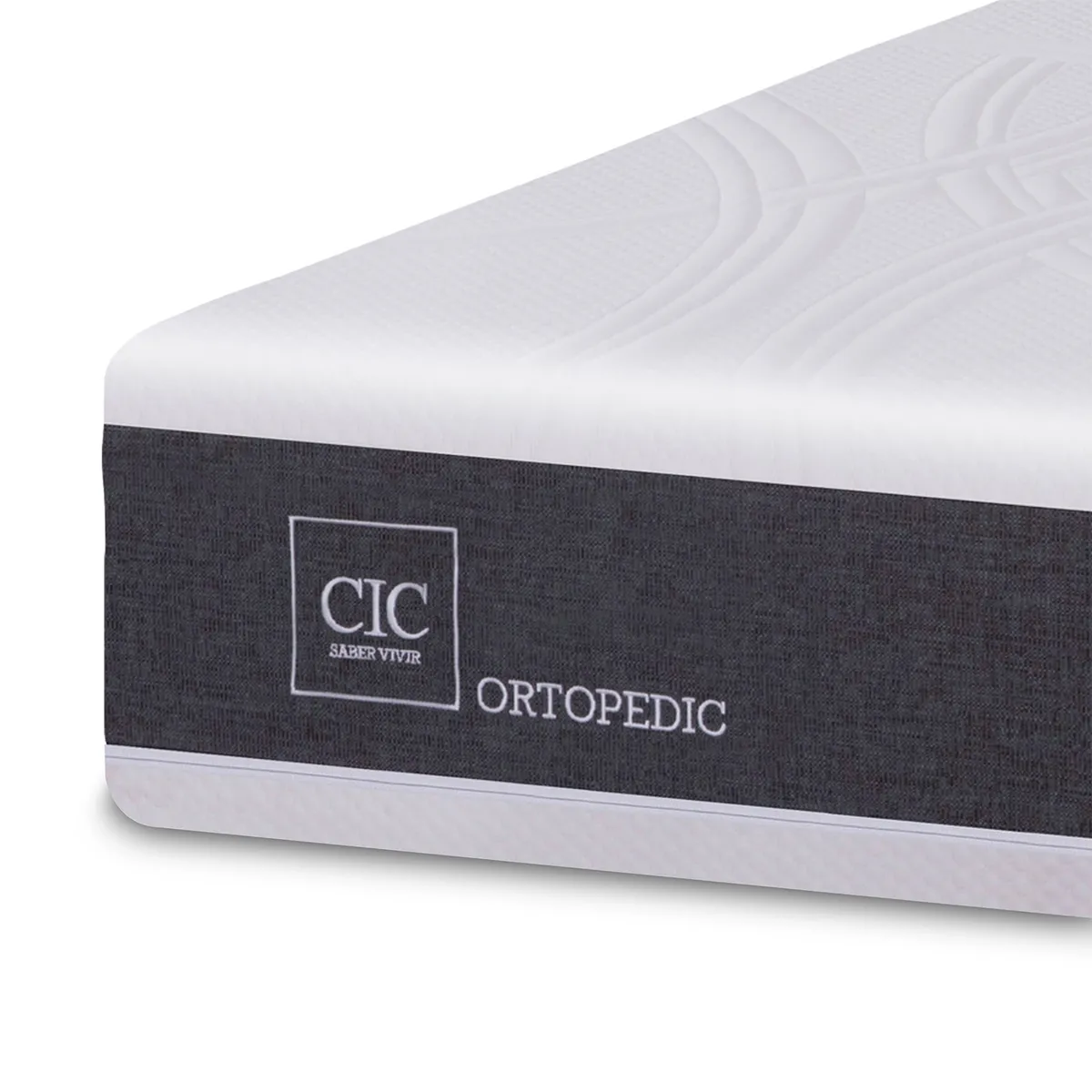 CIC - Colchón Ortopedic 1.5 Plazas X 1.90Mt + 1 Almohada + Cubre Colchón CIC