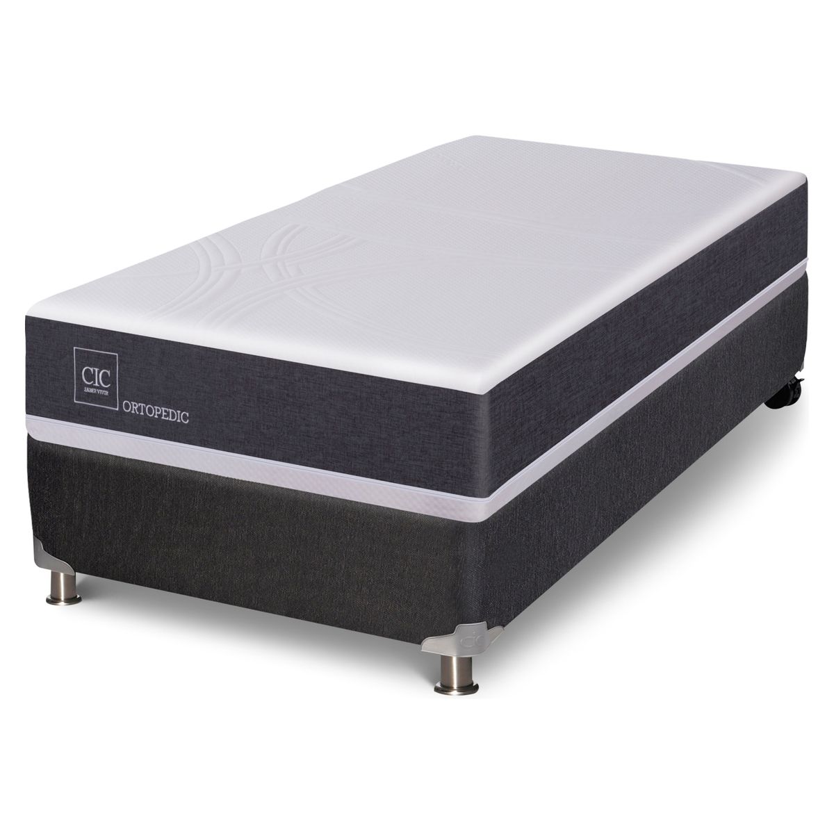 CIC - Box Spring Ortopedic 1 Plaza X 2.00Mt Cic