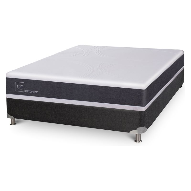 CIC - Box Spring Ortop 2 Plazas X 2.00Mt Base Normal Cic
