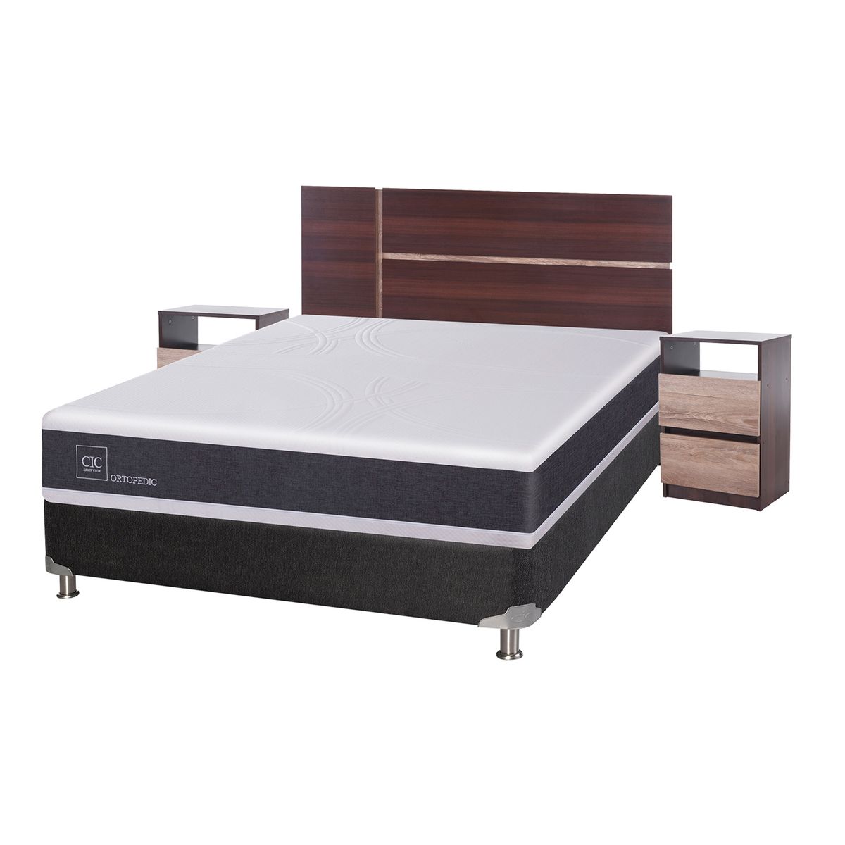 CIC - Box Springs New Ortopedic 2 Plazas BN CIC