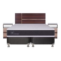 Box Spring Ortopedic King Base Dividida 180x200 cm + Muebles Enio