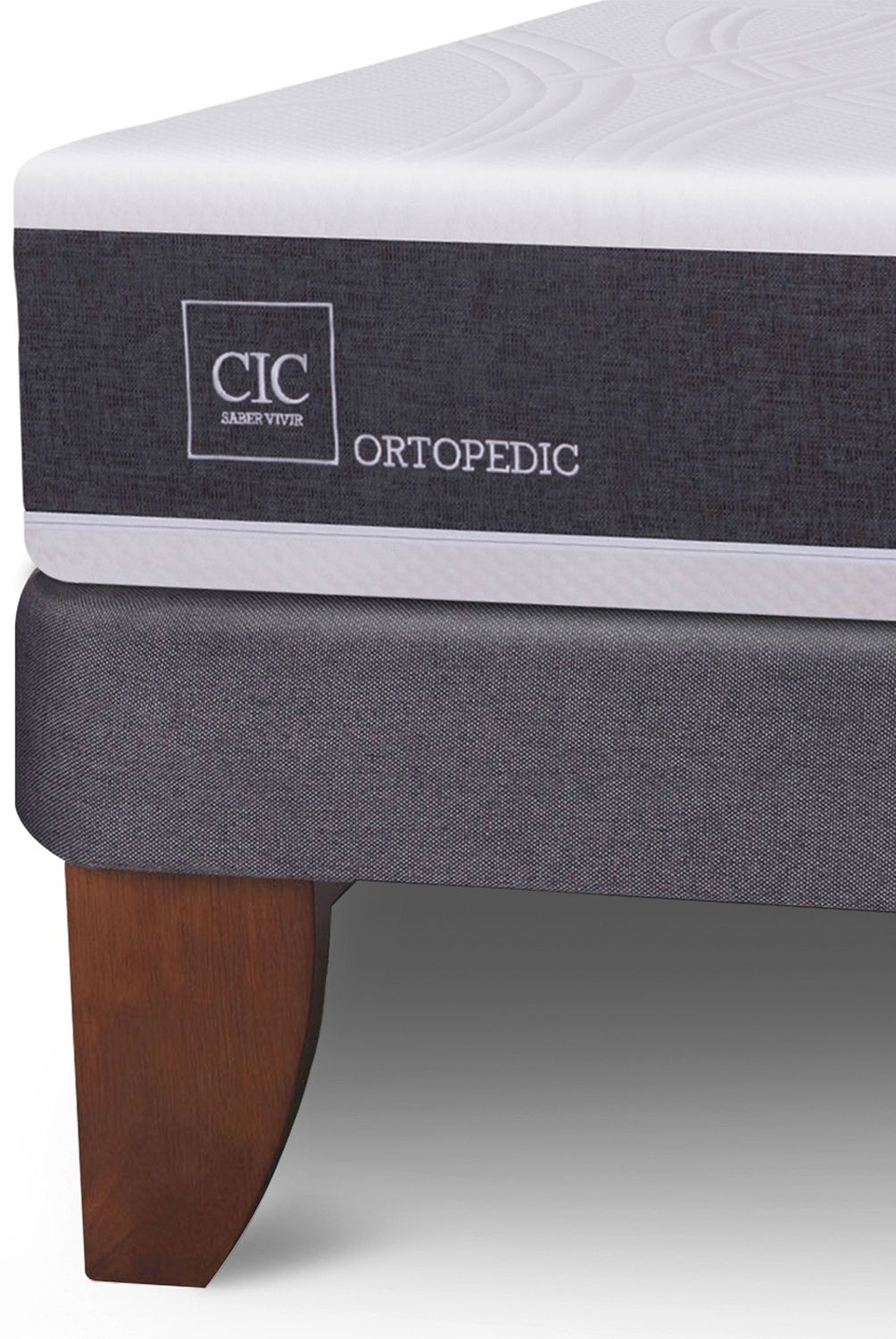 CIC - Cama Europea Ortopedic 1 Plaza X 2.00Mt Cic
