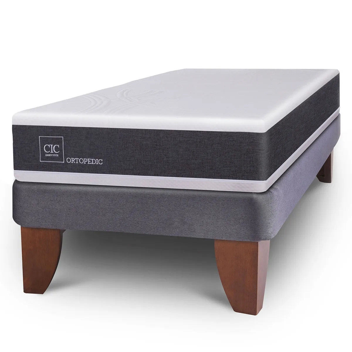 CIC - Cama Europea Ortopedic 1.5 Plaza X 2.00Mt Cic