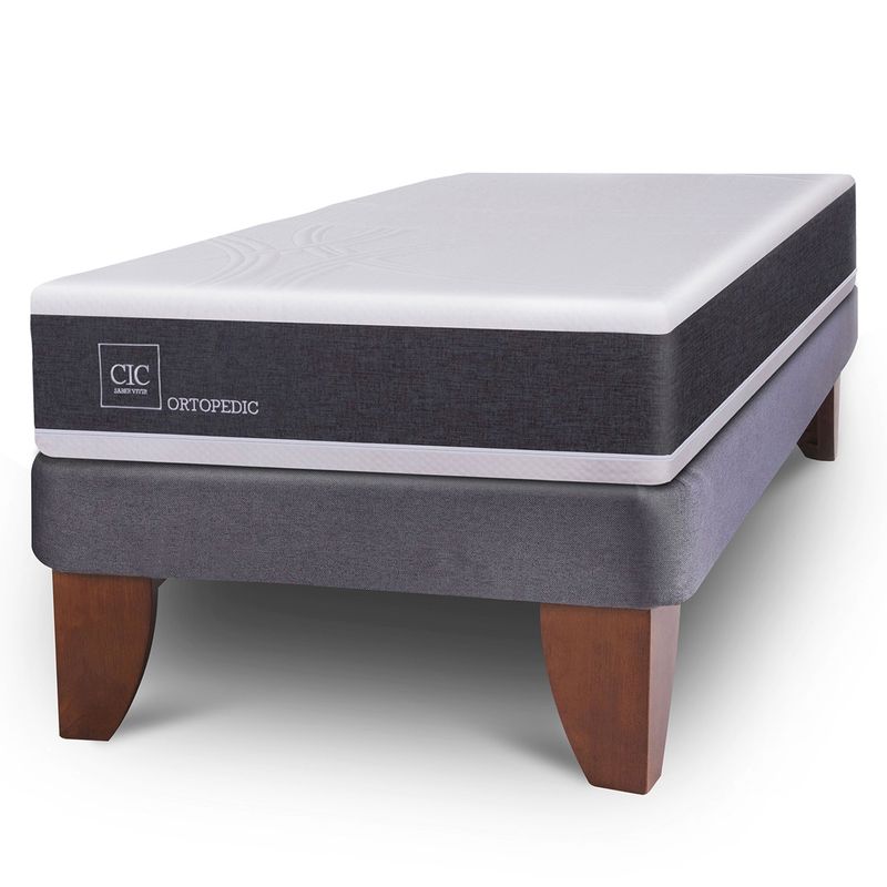 CIC - Cama Europea Ortopedic 1.5 Plazas X 2.00Mt Cic