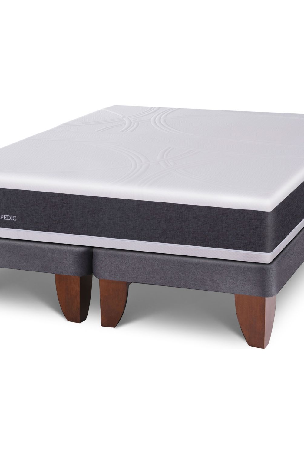 CIC - Cama Europea Ortopedic 2 Plazas X 2.00Mt Base Dividida Cic