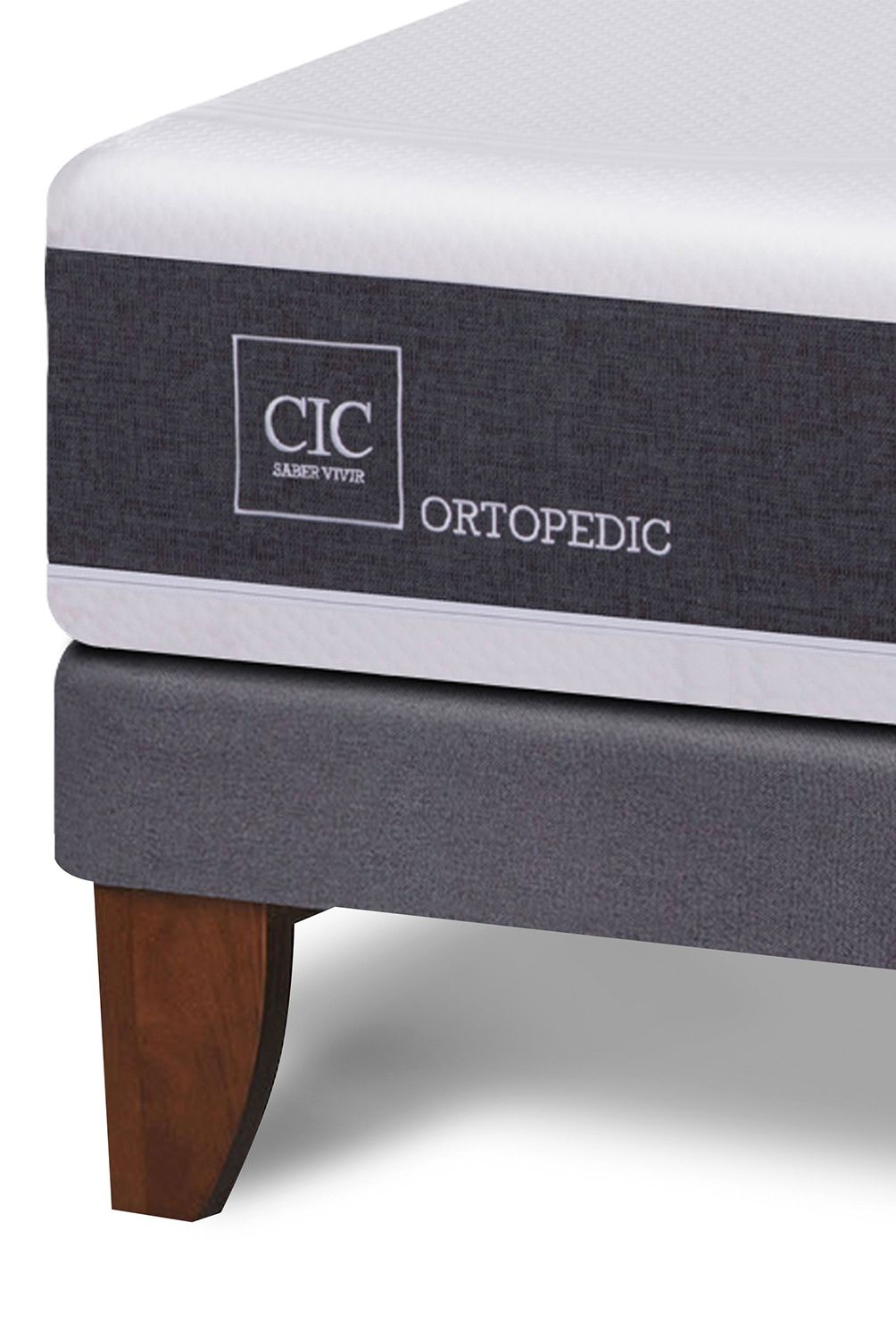 CIC - Cama Europea Ortopedic 2 Plazas X 2.00Mt Base Dividida Cic
