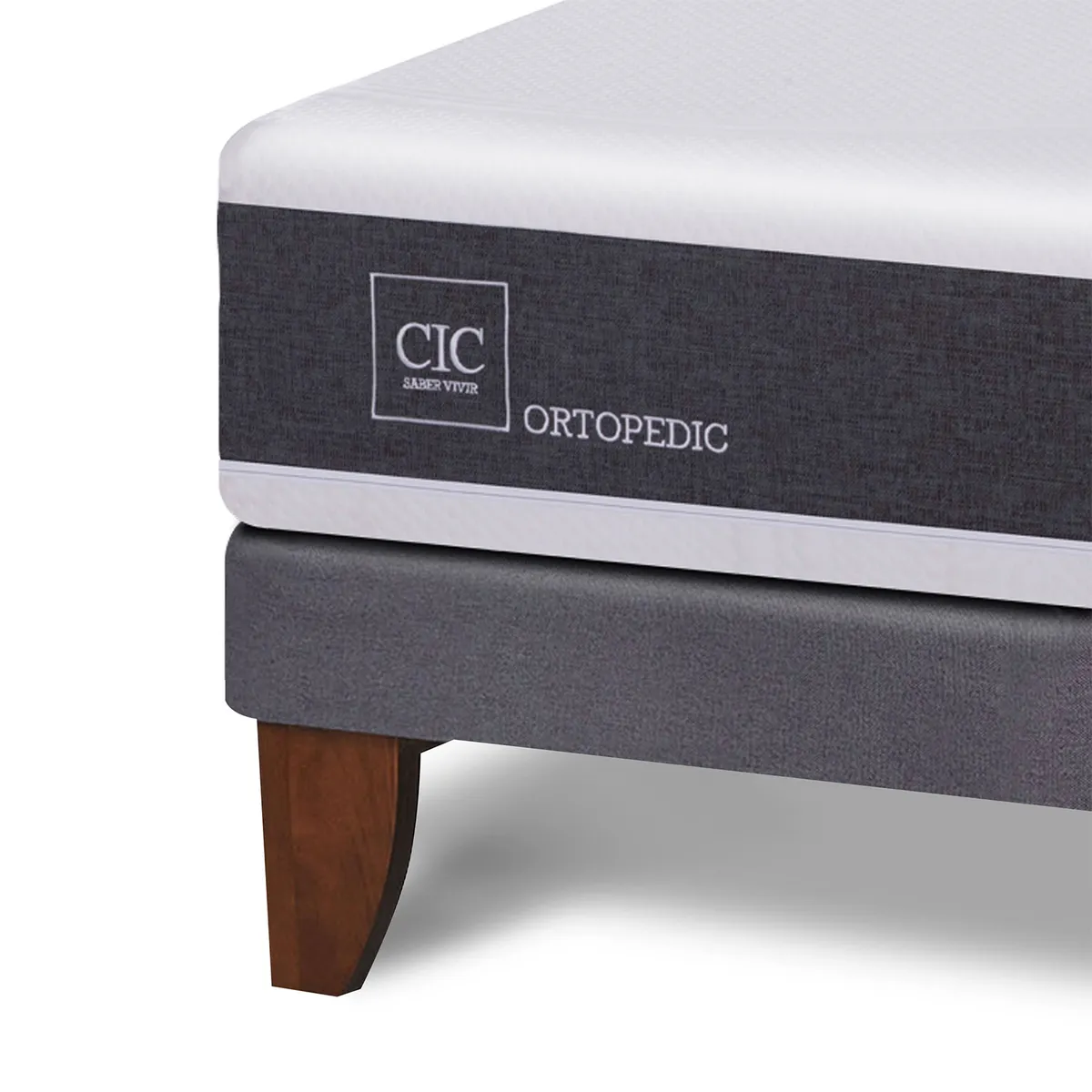 CIC - Cama Europea Ortopedic 2 Plazas X 2.00Mt Base Dividida Cic