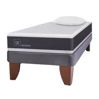 Cama Europea Ortopedic 1 Plaza Base Normal 90X200 Cm + Almohada
