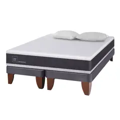 CIC - Cama Europea Ortopedic King Base Dividida 180x200 cm + Almohadas