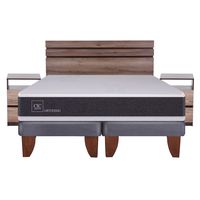 Cama Europea Ortopedic 2 Plazas Base Dividida 150X200 Cm + Muebles Ares
