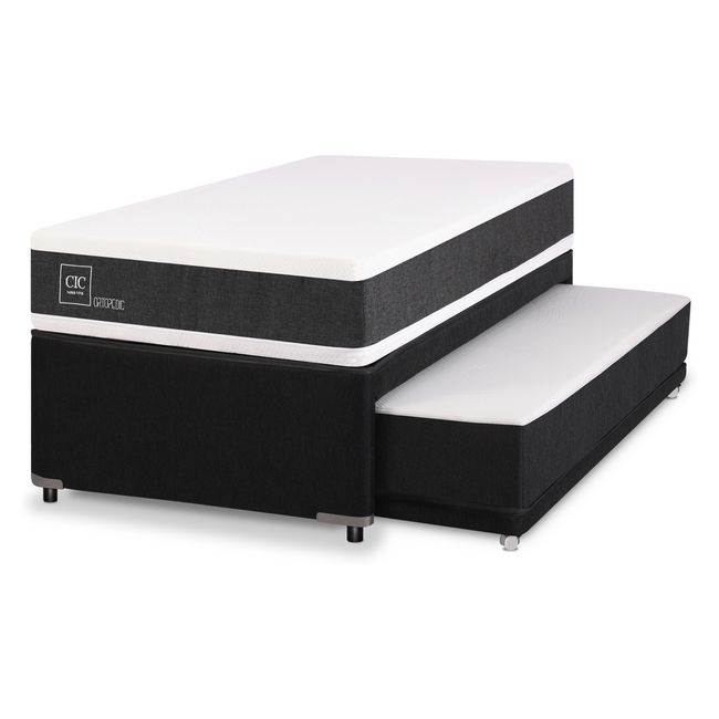 CIC - Cama Nido Ortopedic Black 1.5 Plazas X 2.00Mt Cic